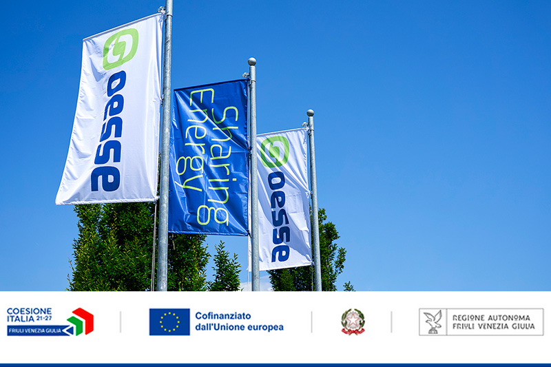 Realizzato l'impianto fotovoltaico di 100 kwp previsto dal nostro piano ESG (bando 2023 pratica 2023/609 – Efficientamento energetico sede aziendale)