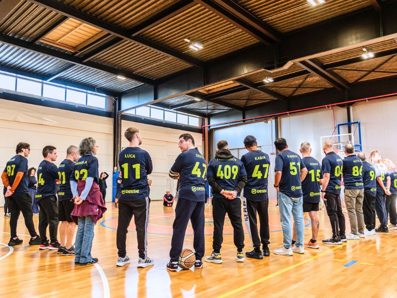 Energy and Passion: the Oesse team takes the field